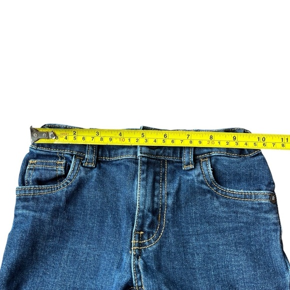 🌼 5/$25 OshKosh B’gosh Girls Skinny Jeans 4T Adjustable Waist Dark Wash Denim - Picture 8 of 8